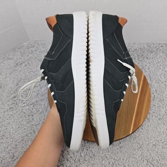 Johnston & Murphy McFarland Moc Toe Black Casual Lace Up Daily Sneaker Mens 13 M - Picture 8 of 13